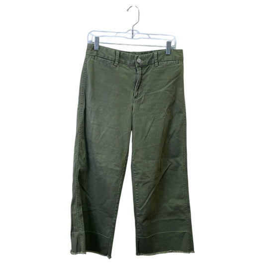 Jeans Wide Leg By Gap In Green Denim, Size:8