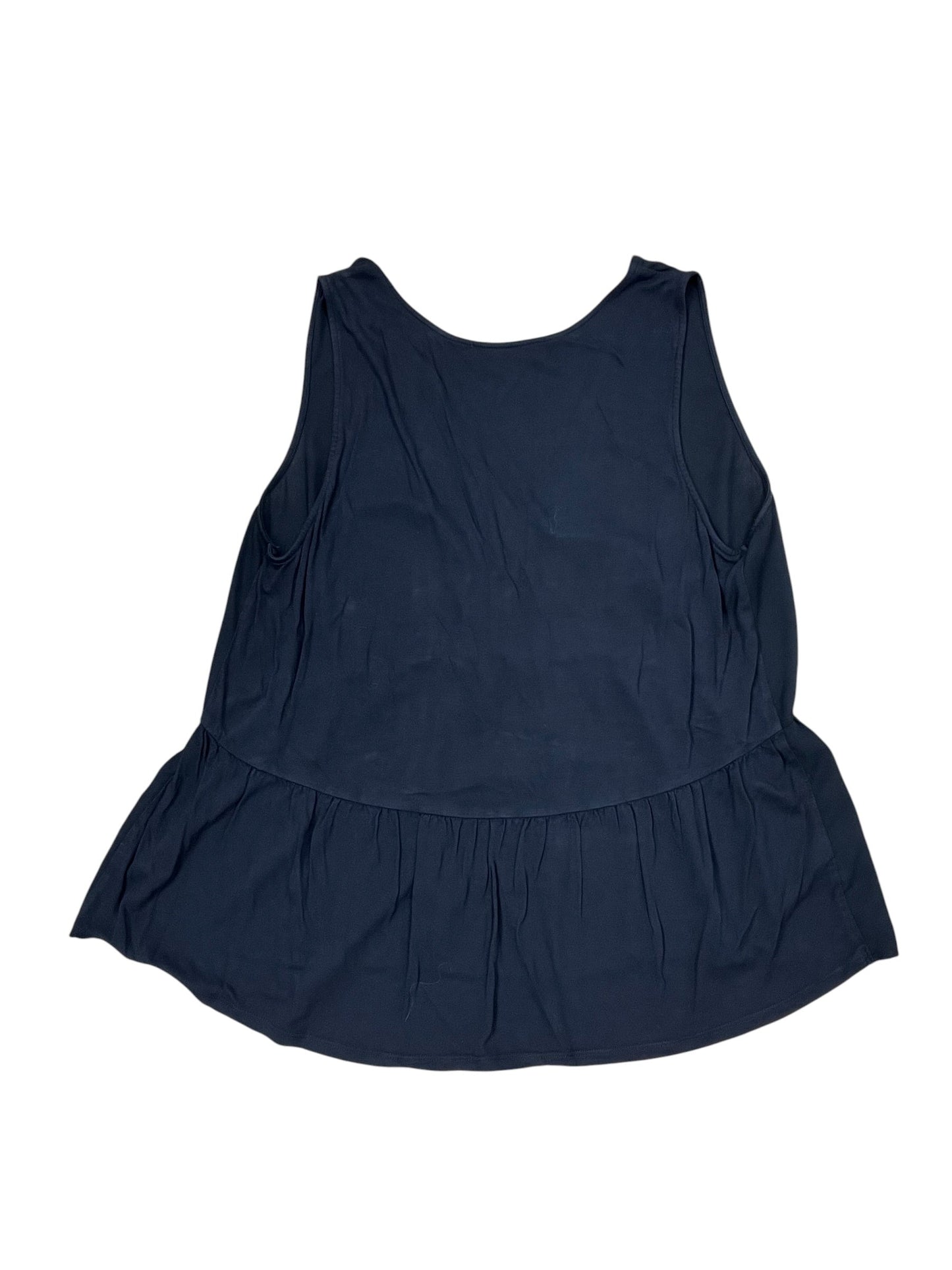 Top Sleeveless By Loft In Black, Size:L