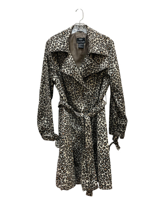 Coat Raincoat By Dennis Basso Qvc In Animal Print, Size:M