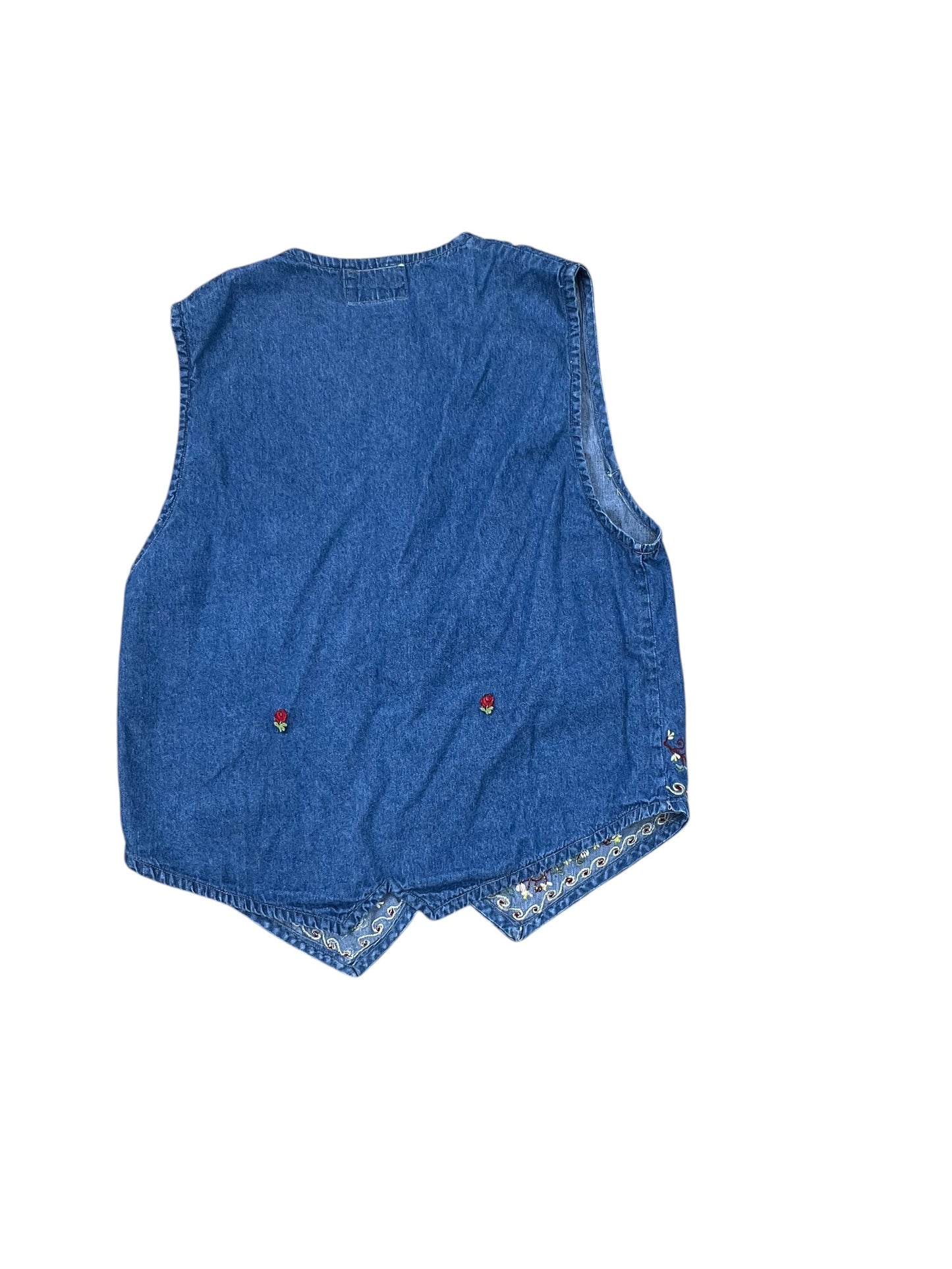 Vest Other By New Directions In Blue Denim, Size:L