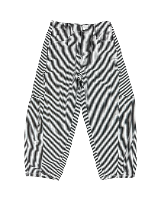 Pants Lounge By Easel In Brown & Cream, Size:4