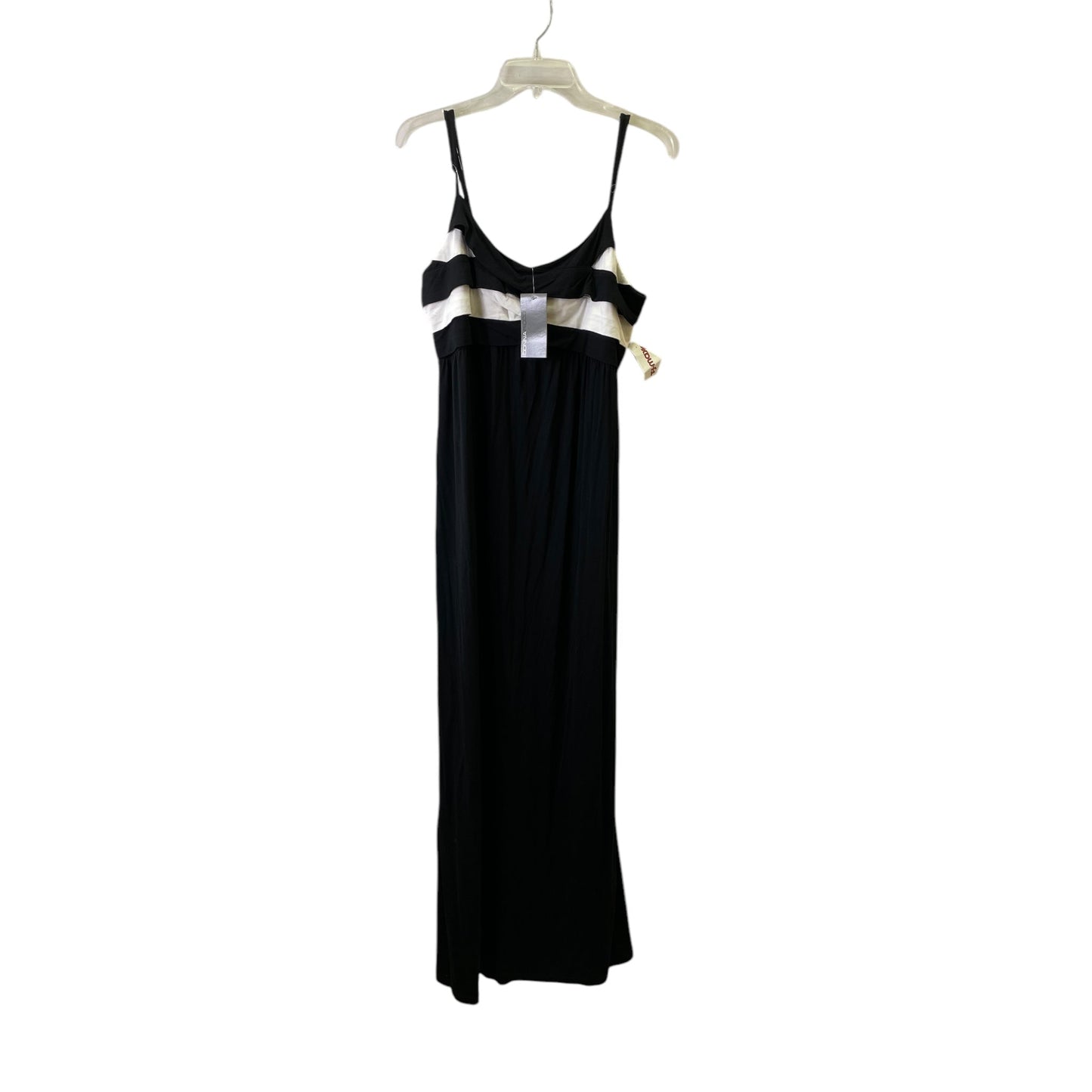 Dress Casual Maxi By Donna Ricco In Black & White, Size:Xl