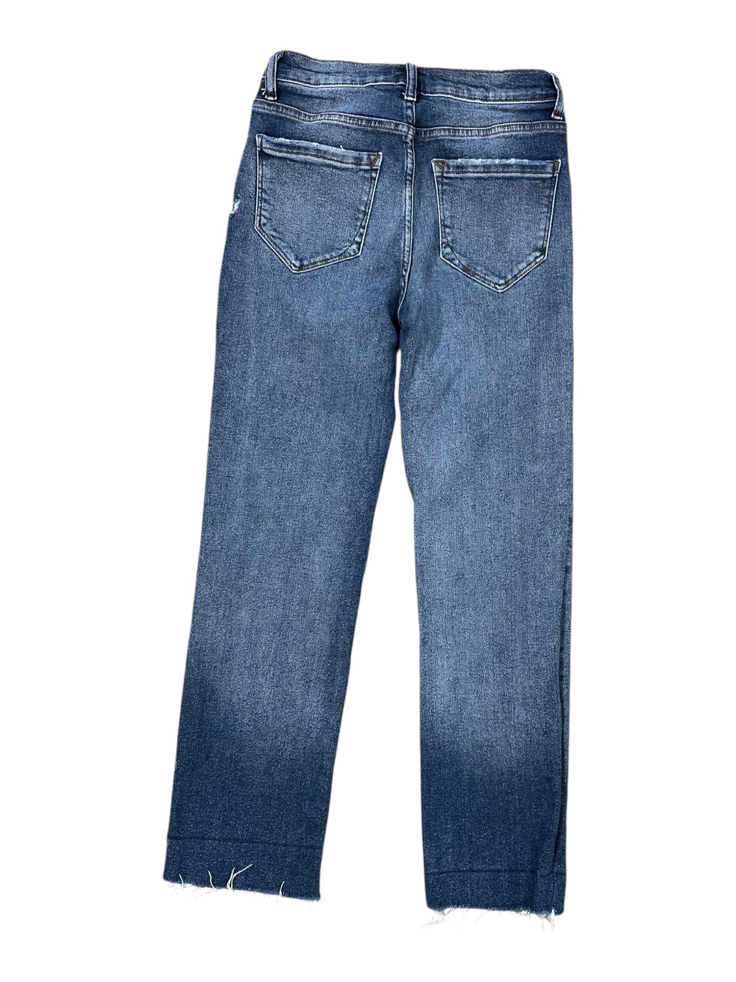 Jeans Straight By Kensie In Blue Denim, Size:4