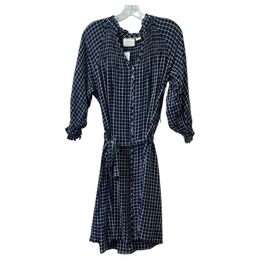 Dress Casual Short By Maeve In Blue & White, Size:S