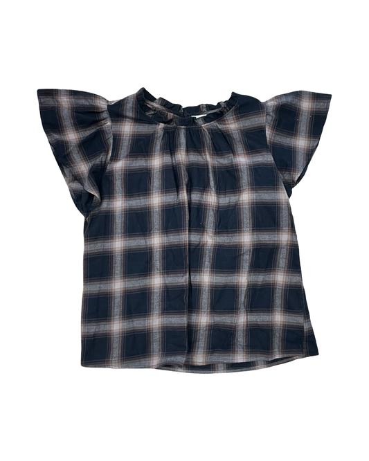 Top Ss By Time And Tru In Black & Brown, Size:M