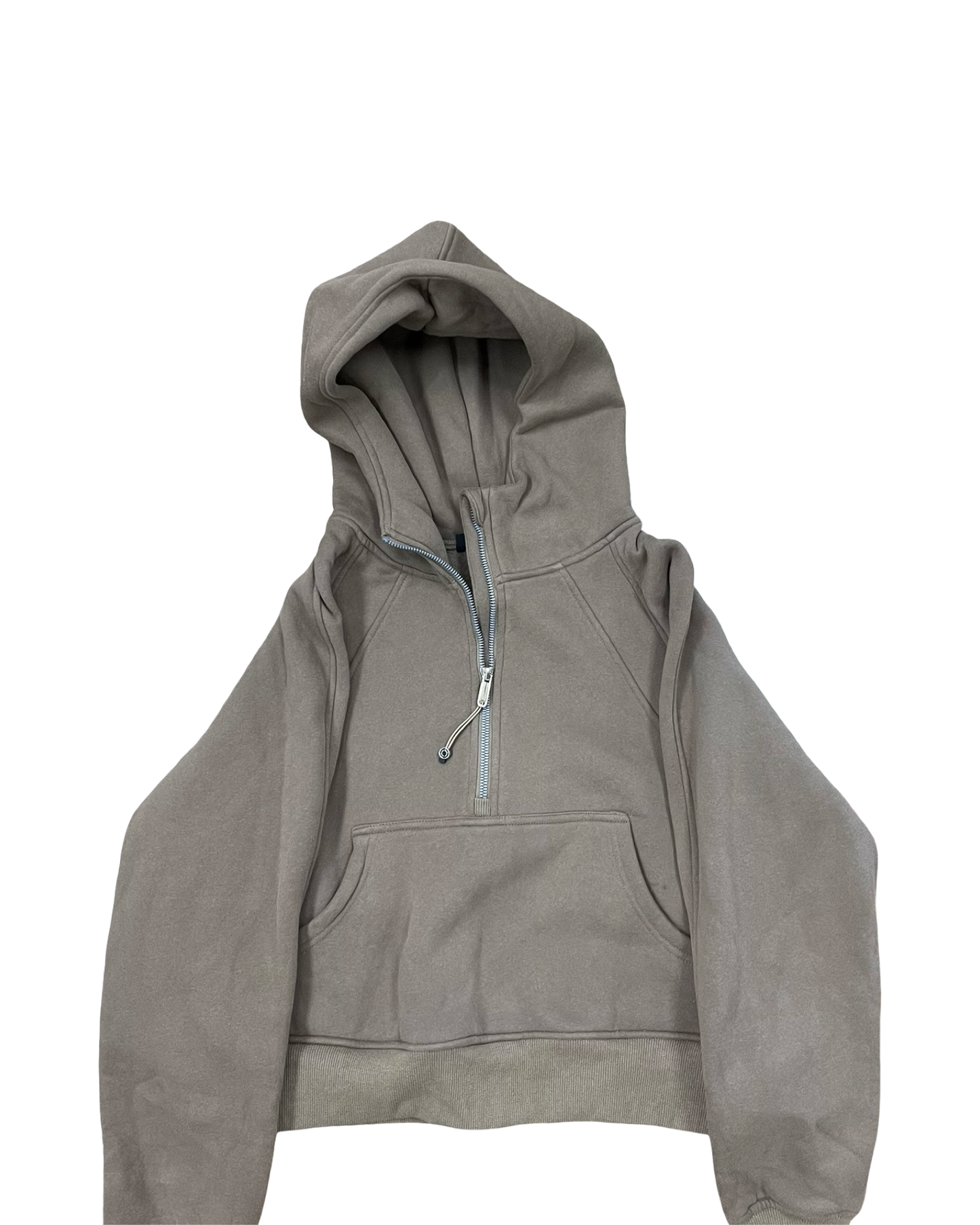 Sweatshirt Hoodie By Trendy Queen In Tan, Size:S