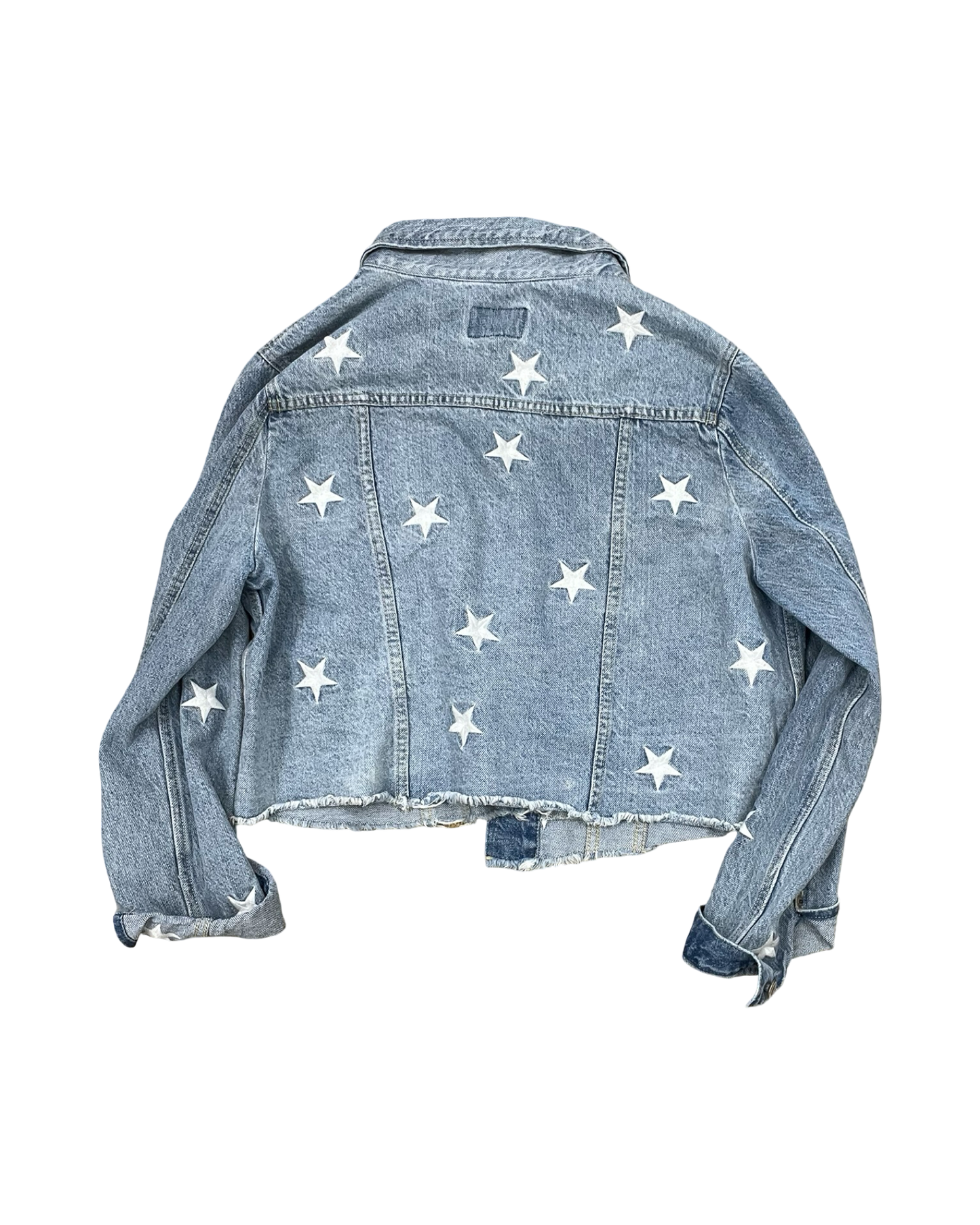 Jacket Denim By Zenana In Blue Denim, Size:Xl