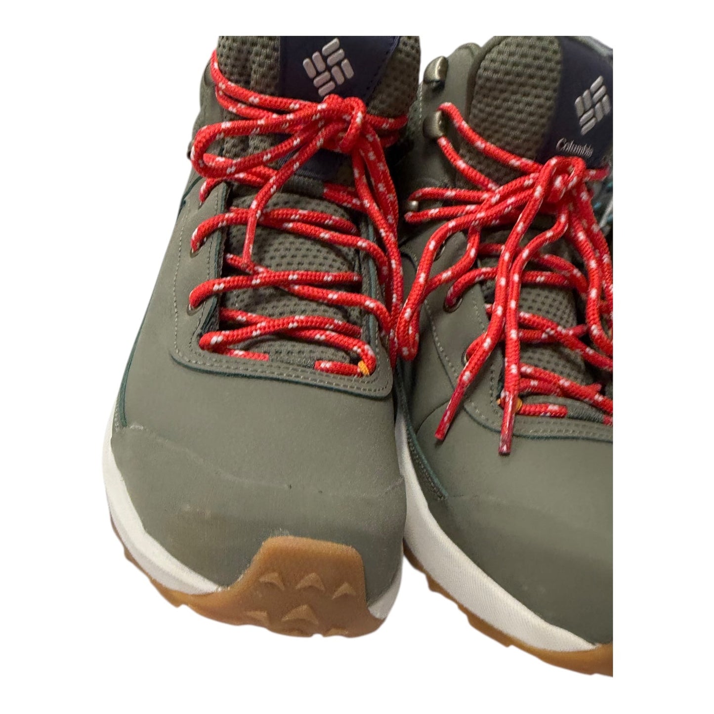 Boots Ankle Heels By Columbia In Green, Size:9.5