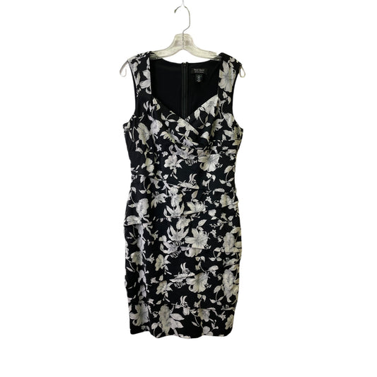 Dress Party Midi By White House Black Market In Black & White, Size:12