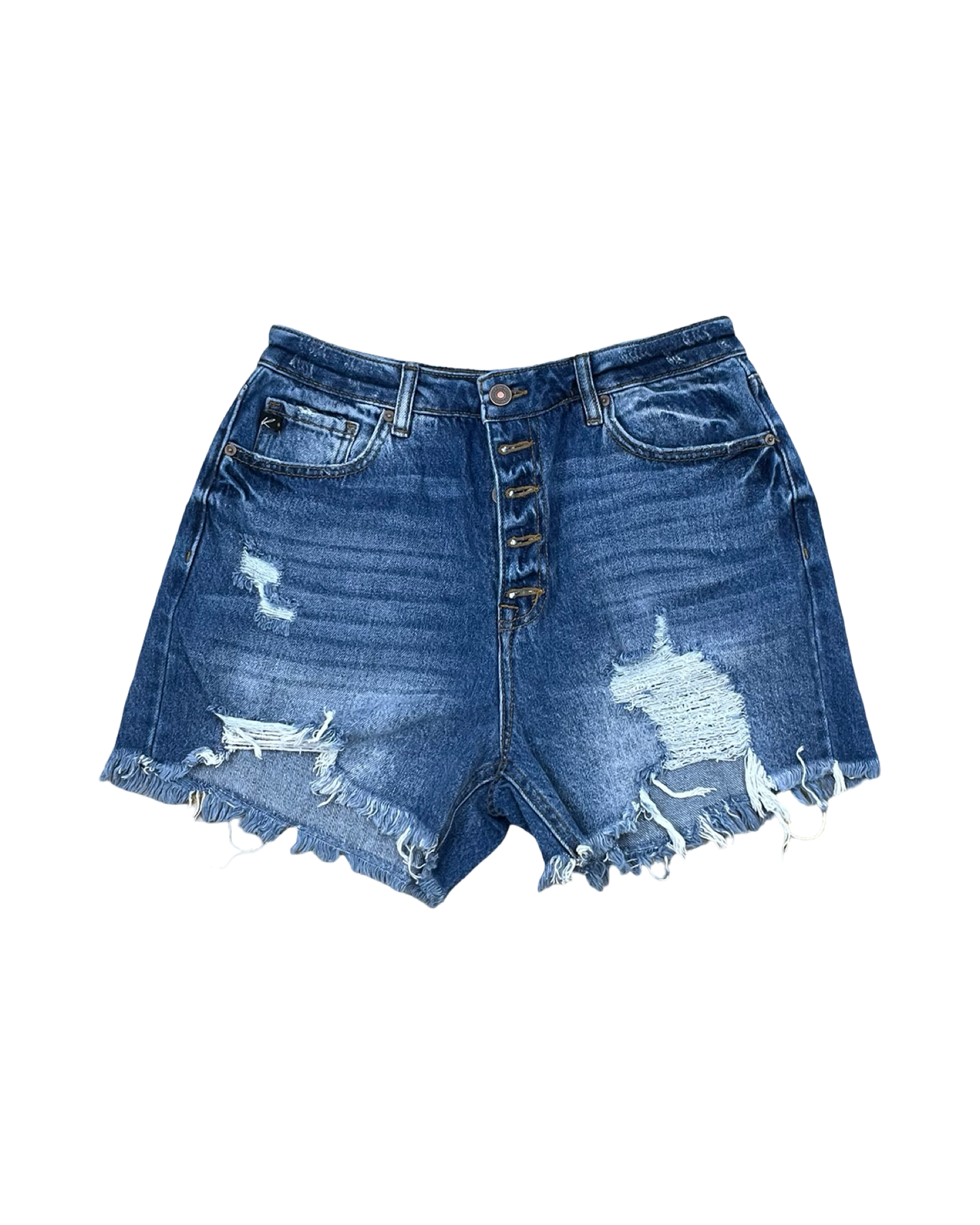 Shorts By Kancan In Blue Denim, Size:L
