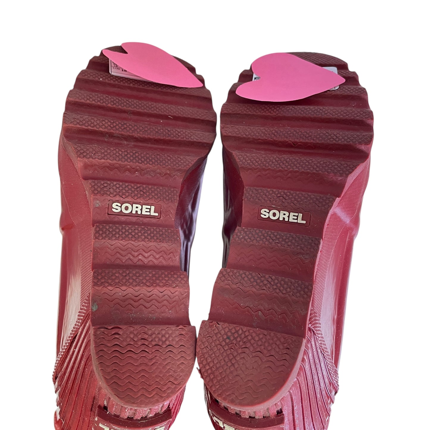 Boots Ankle Heels By Sorel In Red, Size:10