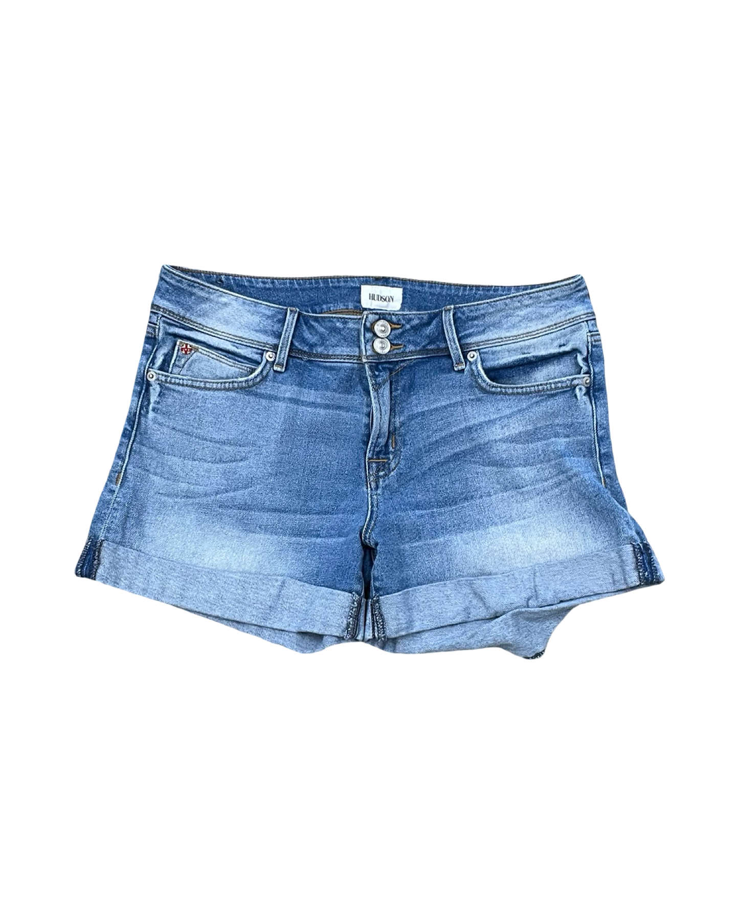 Shorts By Hudson In Blue Denim, Size:10
