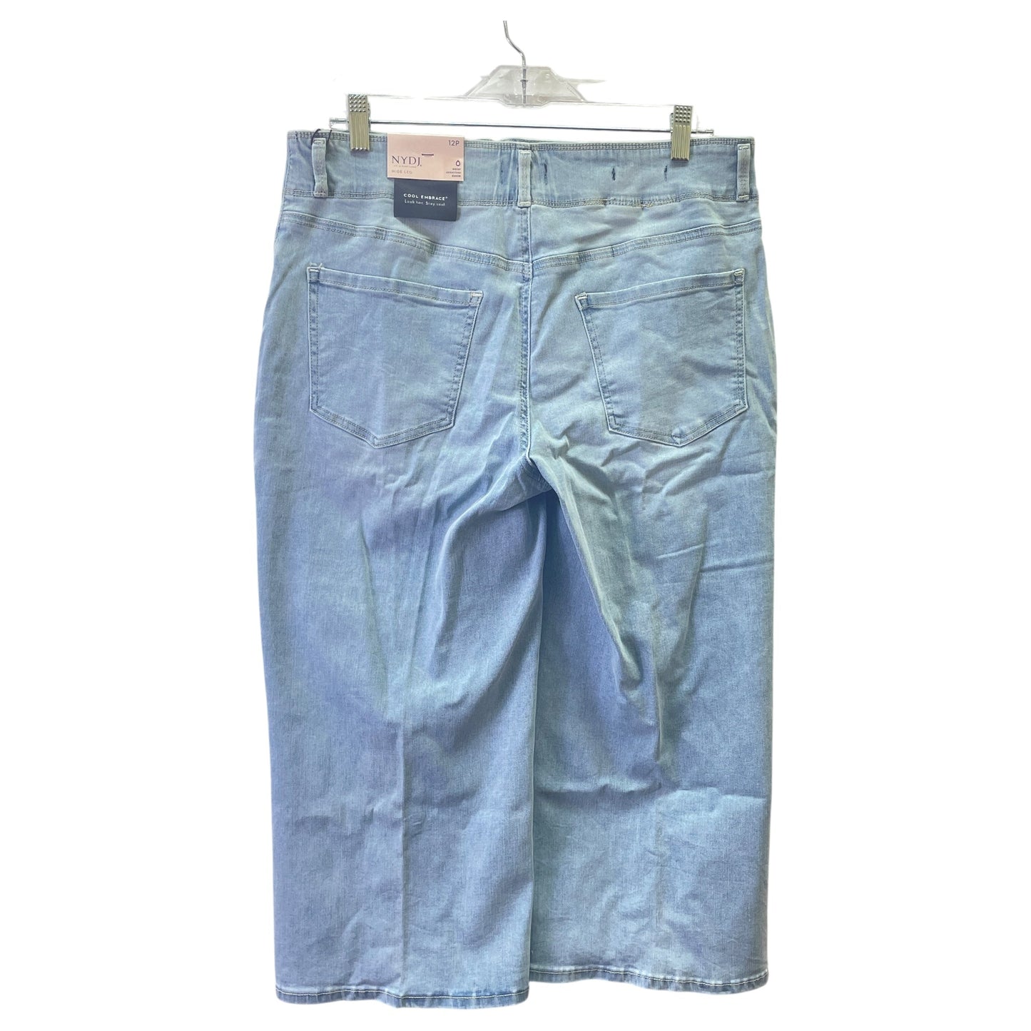 Jeans Wide Leg By Not Your Daughters Jeans In Blue Denim, Size:12P