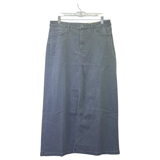 Skirt Maxi By Not Your Daughters Jeans In Black Denim, Size:10