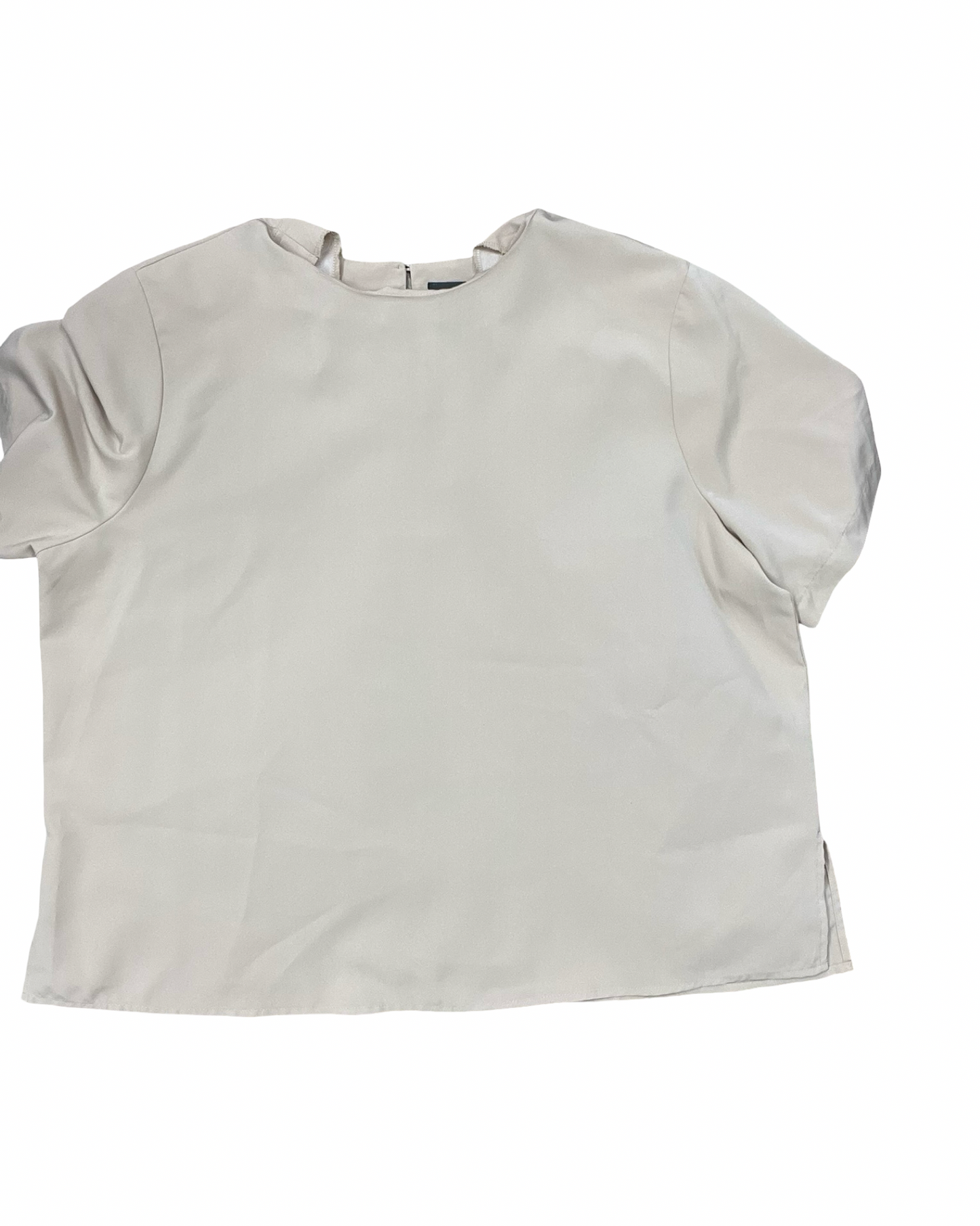 Top Ss By Notations In Cream, Size:2X