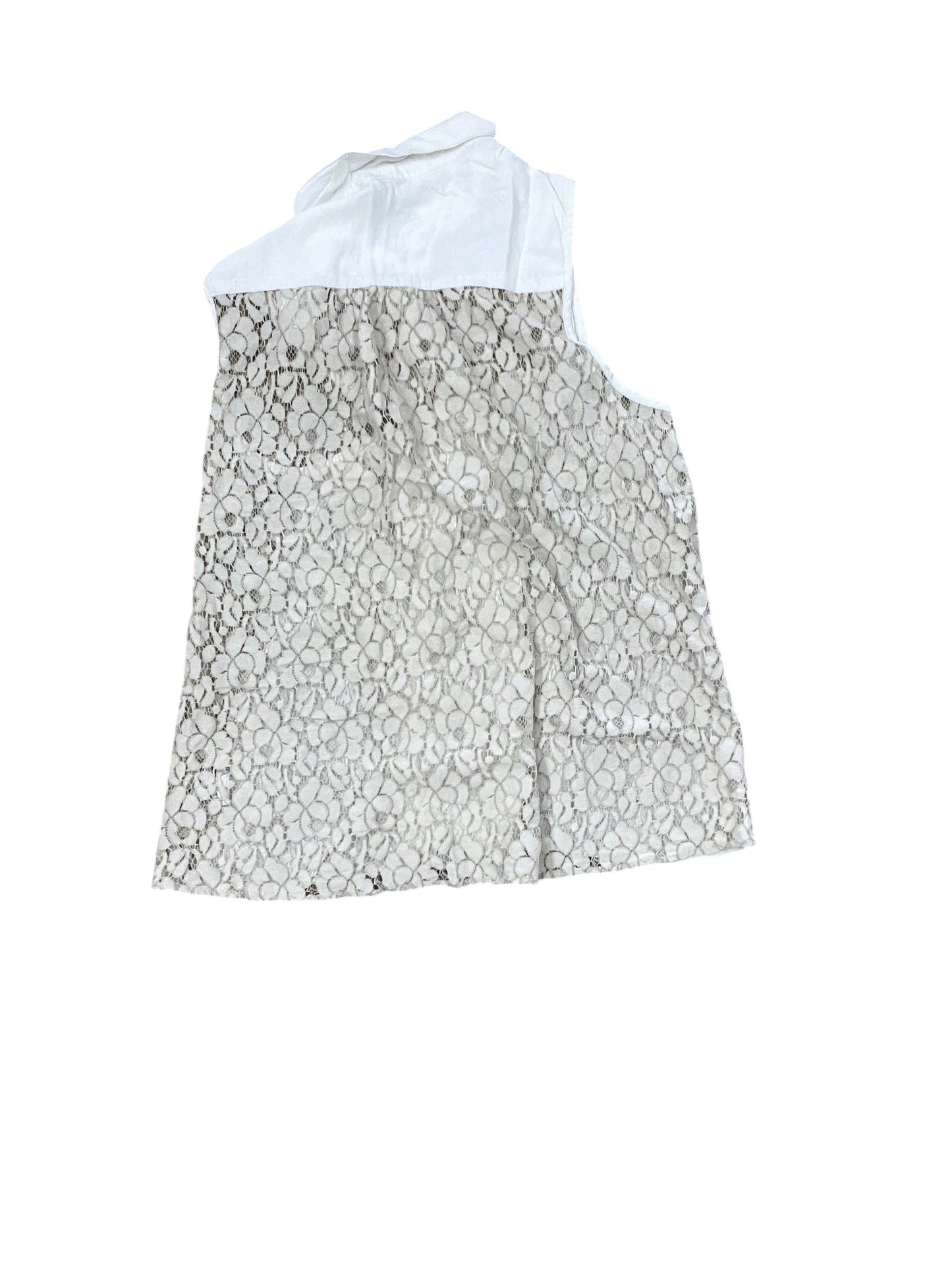 Top Sleeveless By Maurices In Cream, Size:Xl