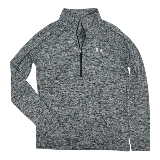 Athletic Top Ls Collar By Under Armour In Grey, Size:Xl