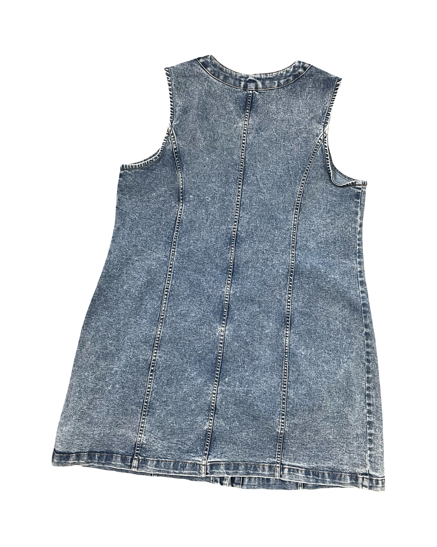 Dress Casual Midi By Cma In Blue Denim, Size:Xl