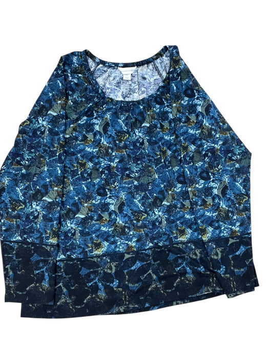 Top Ls By Christopher And Banks In Blue, Size:Xl