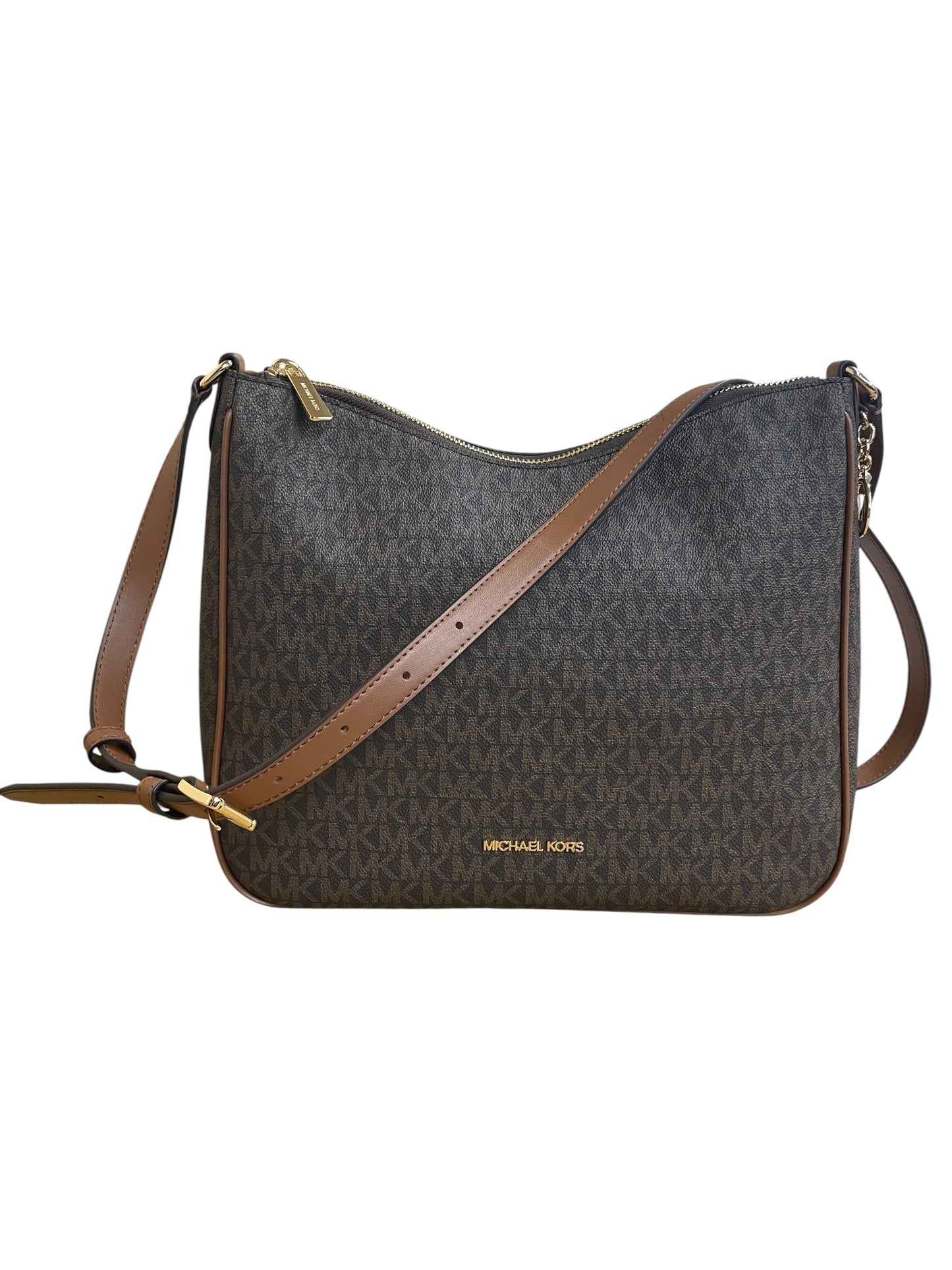Crossbody Designer By Michael Kors In Brown, Size:Medium