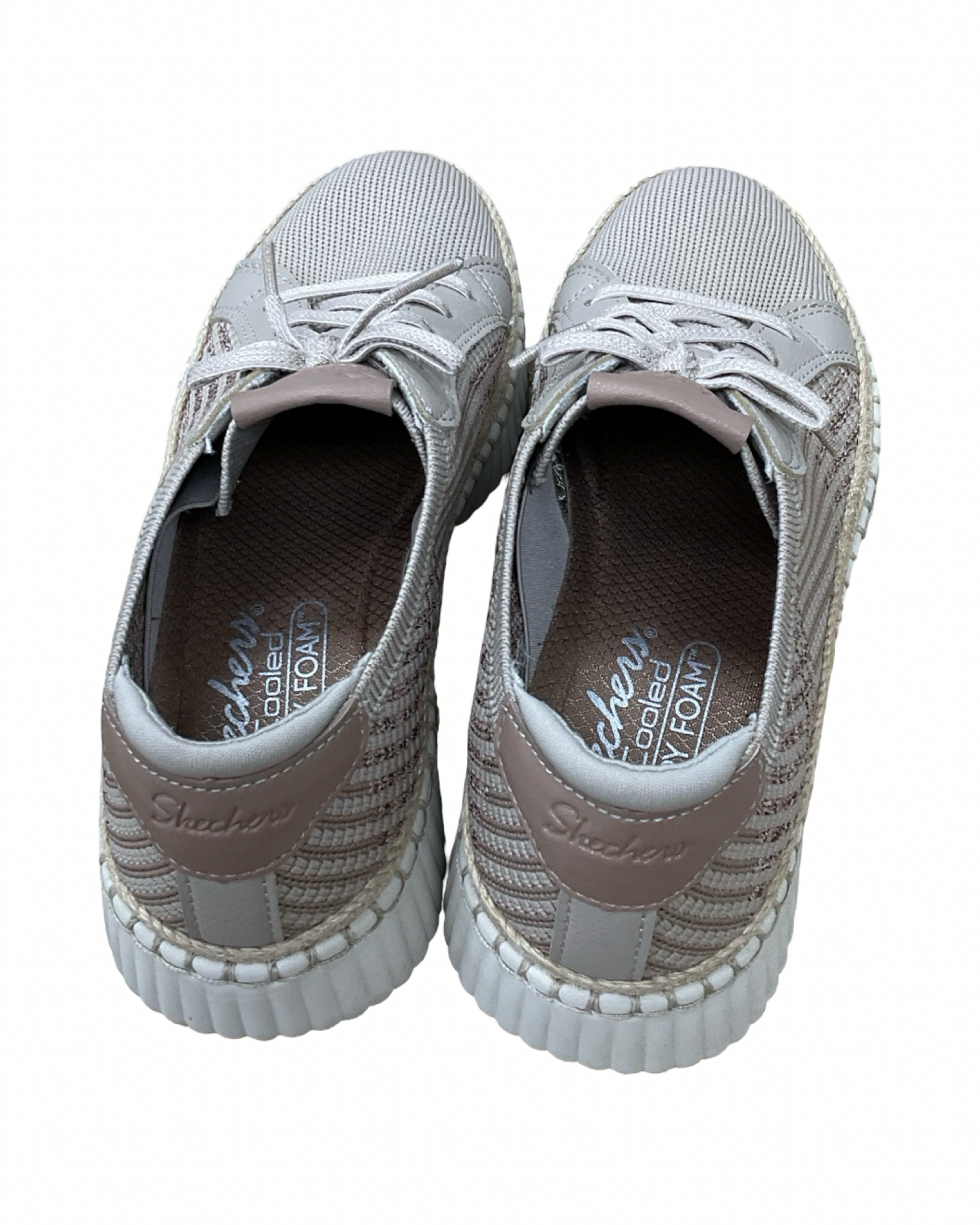 Shoes Sneakers By Skechers In Tan, Size:6.5