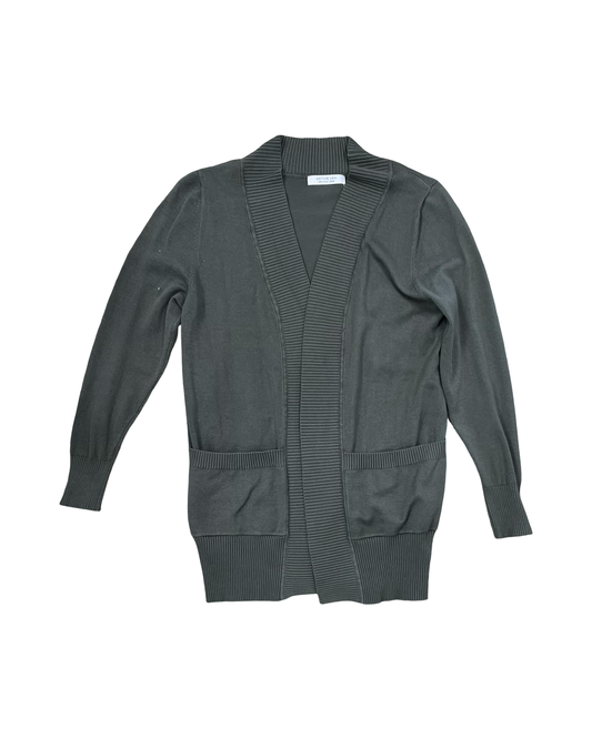 Cardigan By Active Usa In Green, Size:L