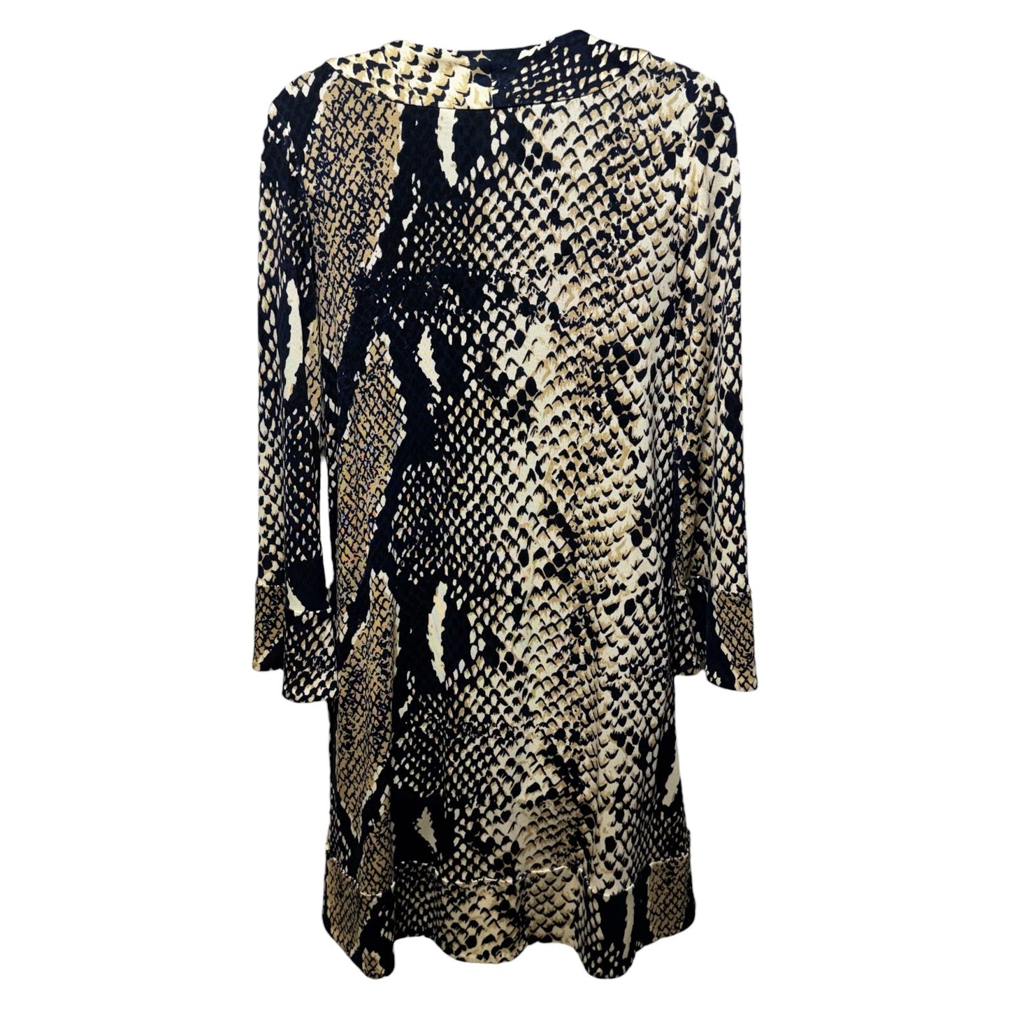 Silk Dress Designer By Diane Von Furstenberg In Snakeskin Print, Size: 6