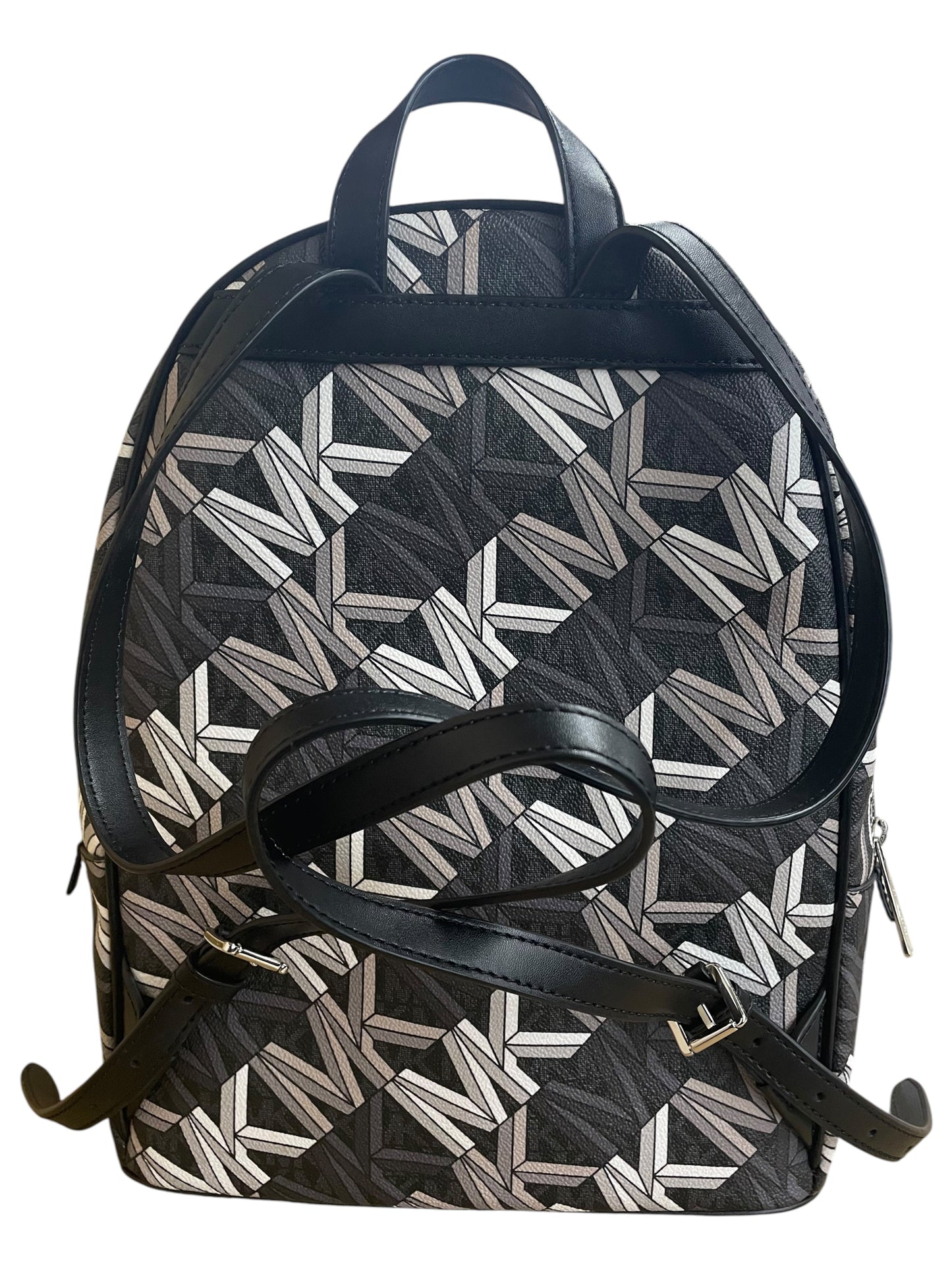 Backpack Designer By Michael Kors In Black & Grey, Size:Medium