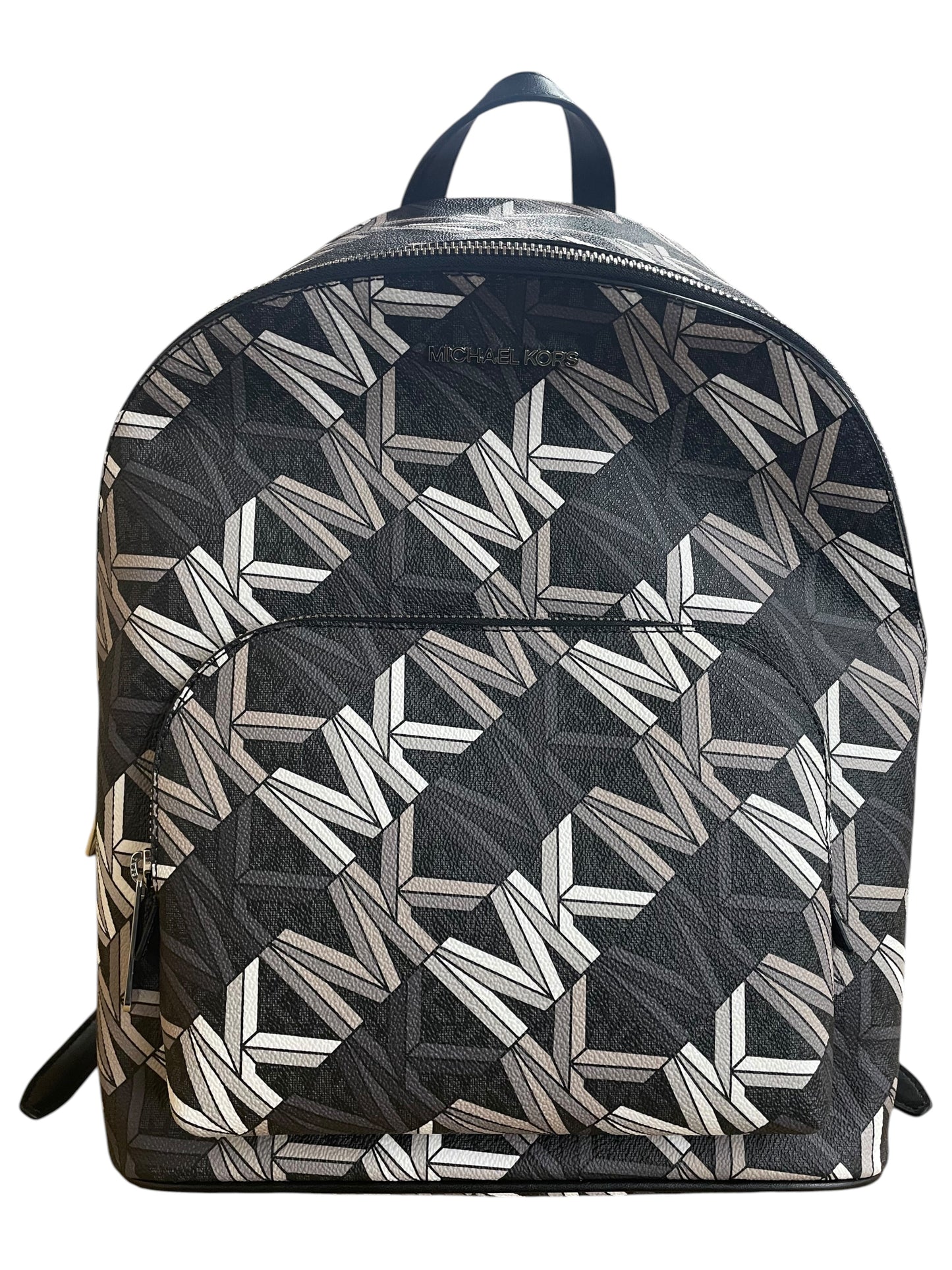 Backpack Designer By Michael Kors In Black & Grey, Size:Medium