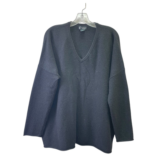 Sweater Cashmere By C by BLOOMINGDALES In Black, Size:Xl