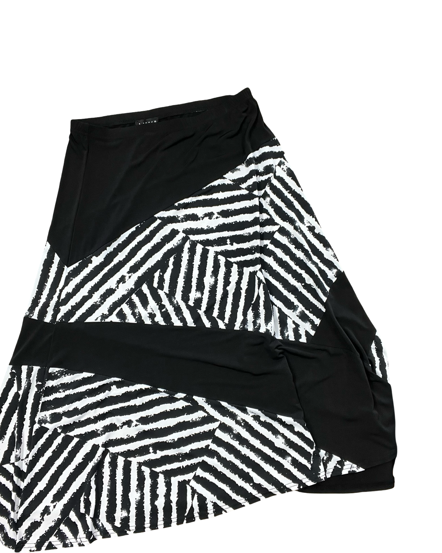 Skirt Maxi By N Touch In Black & White, Size:M