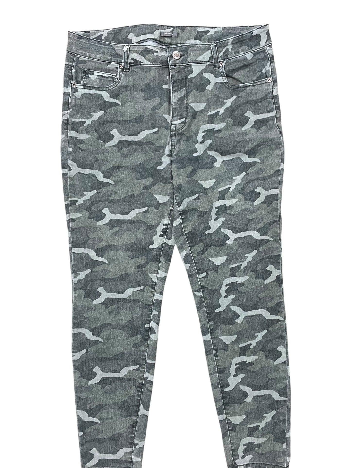 Jeans Skinny By Maurices In Camouflage Print, Size:18