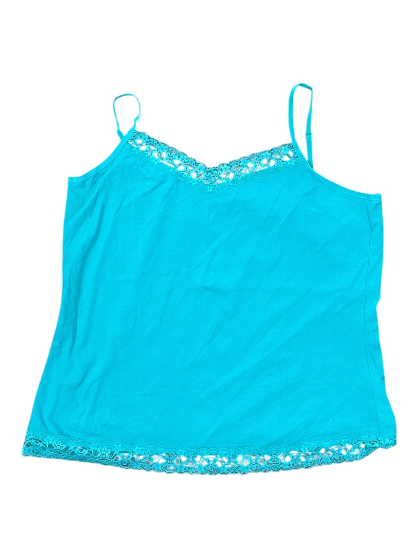 Top Cami By Christopher And Banks In Teal, Size:Xl