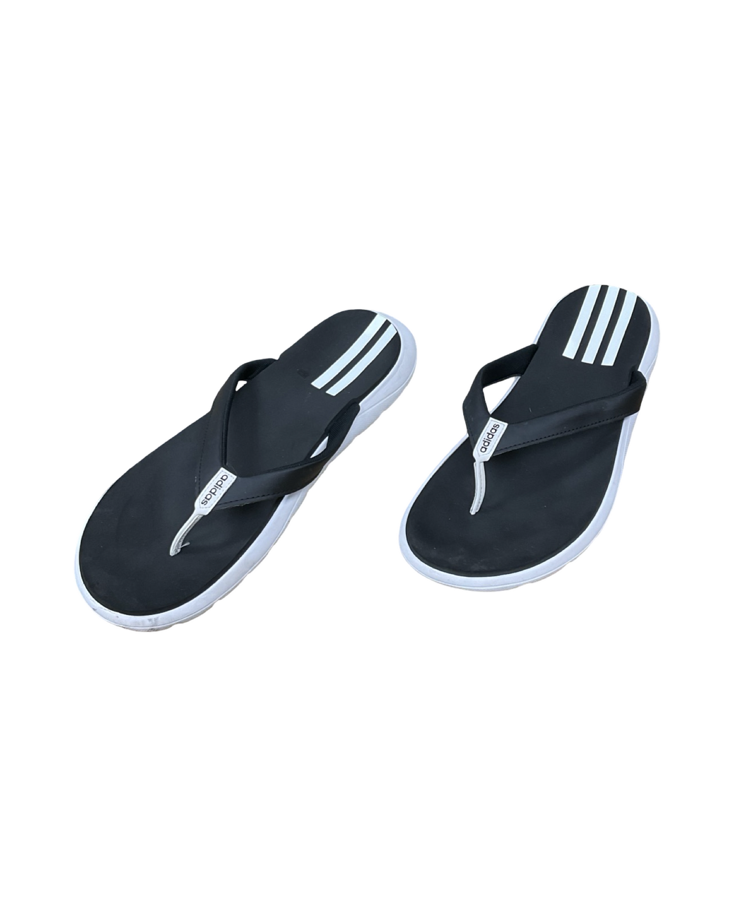Sandals Sport By Adidas In Black & White, Size:10