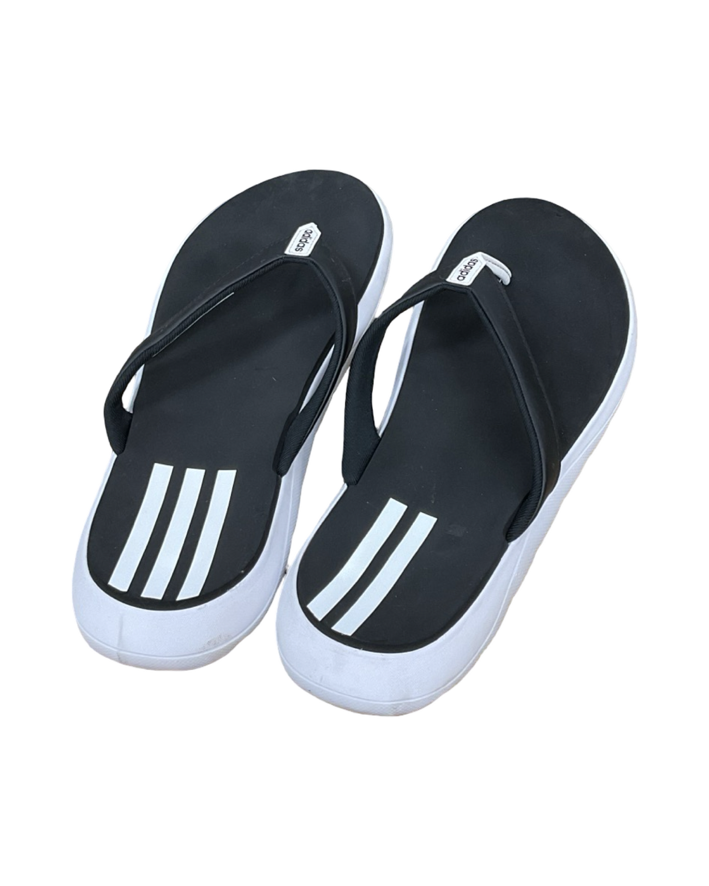 Sandals Sport By Adidas In Black & White, Size:10