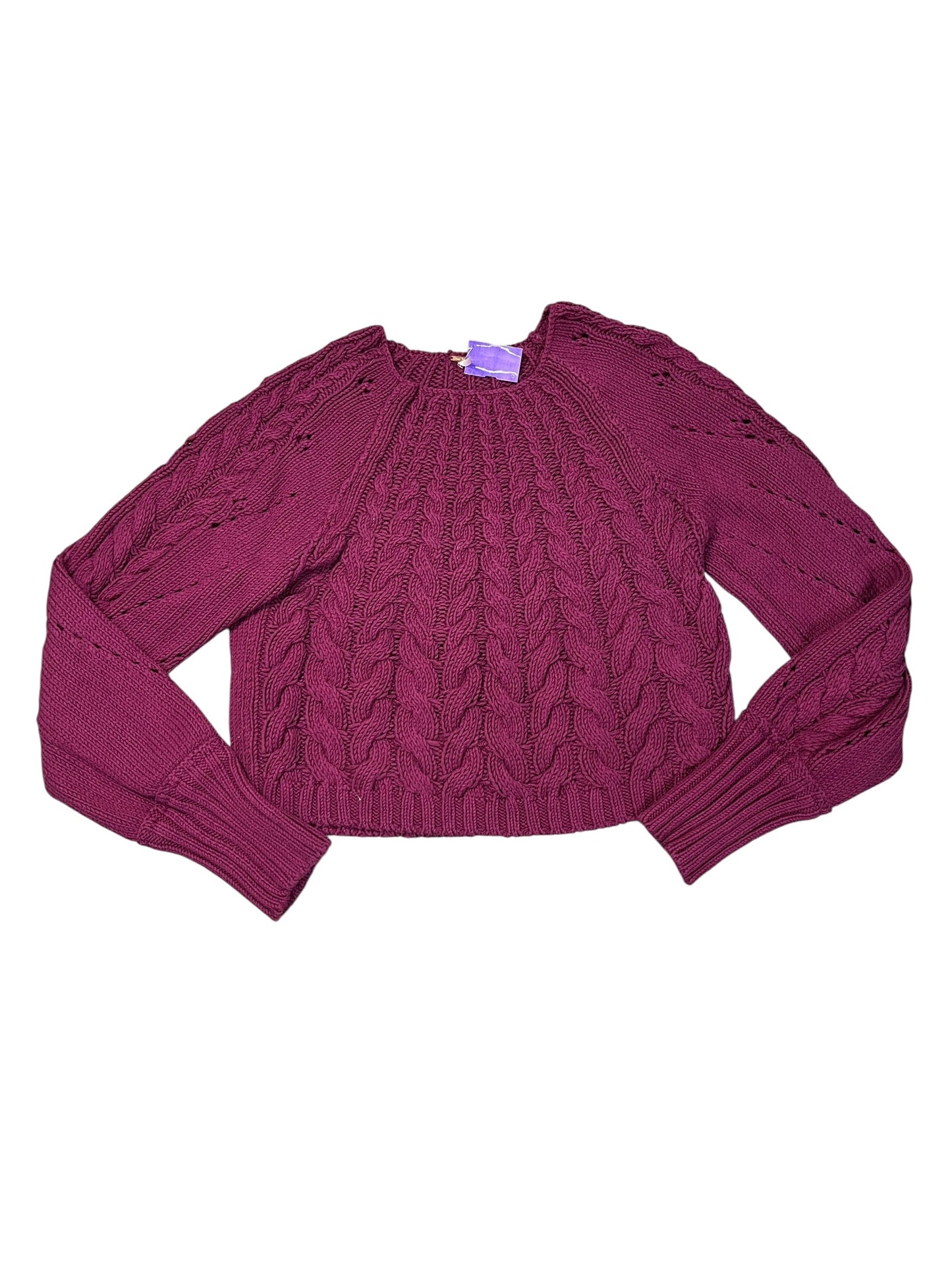 Sweater By Free People In Purple, Size:L