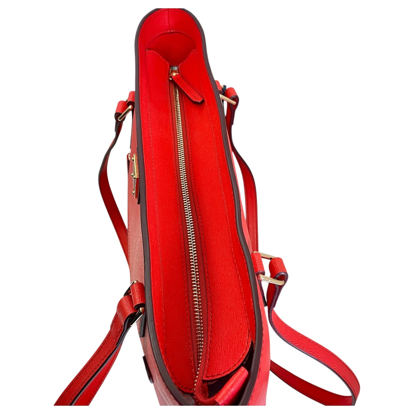 Handbag Designer By Dooney And Bourke In Red, Size:Large