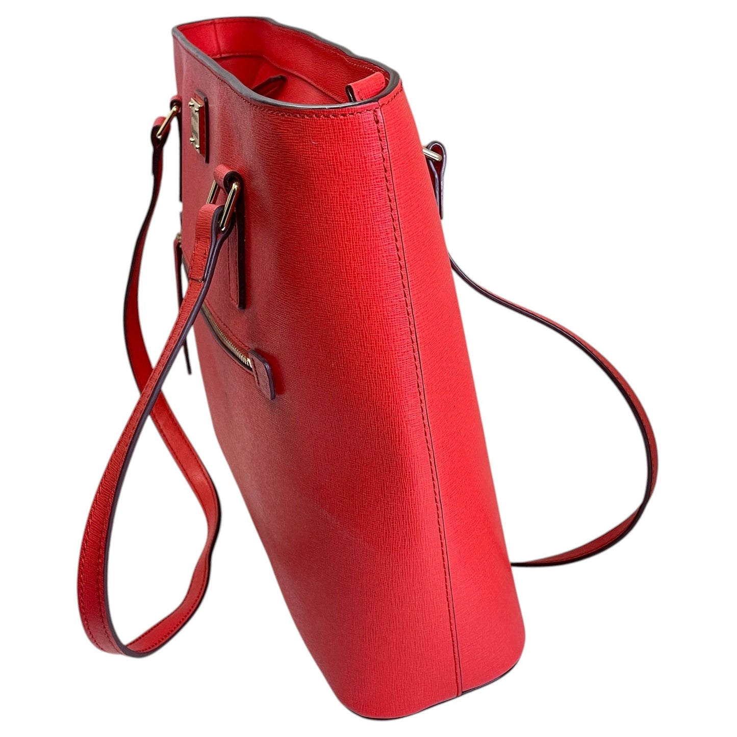 Handbag Designer By Dooney And Bourke In Red, Size:Large