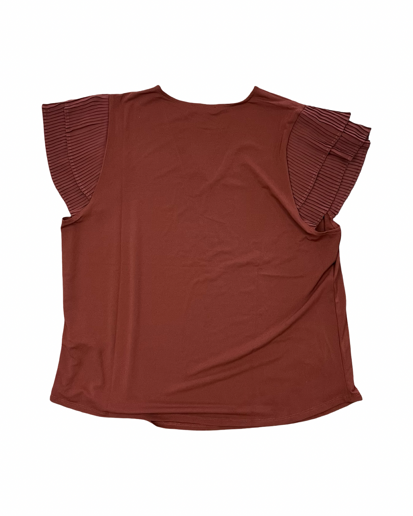 Top Ss By Adrianna Papell In Brown, Size:Xl