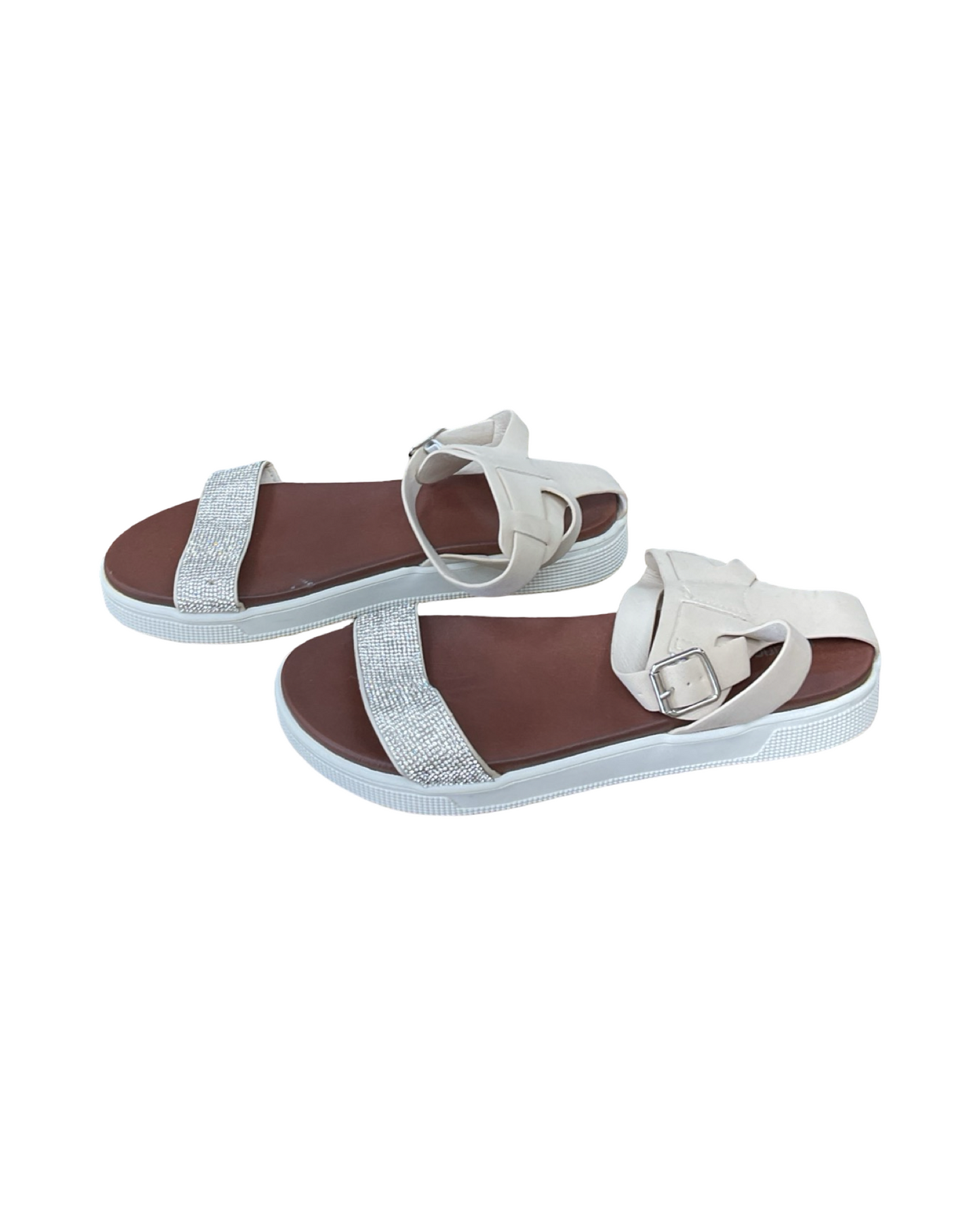 Sandals Flats By Maurices In Tan, Size:12