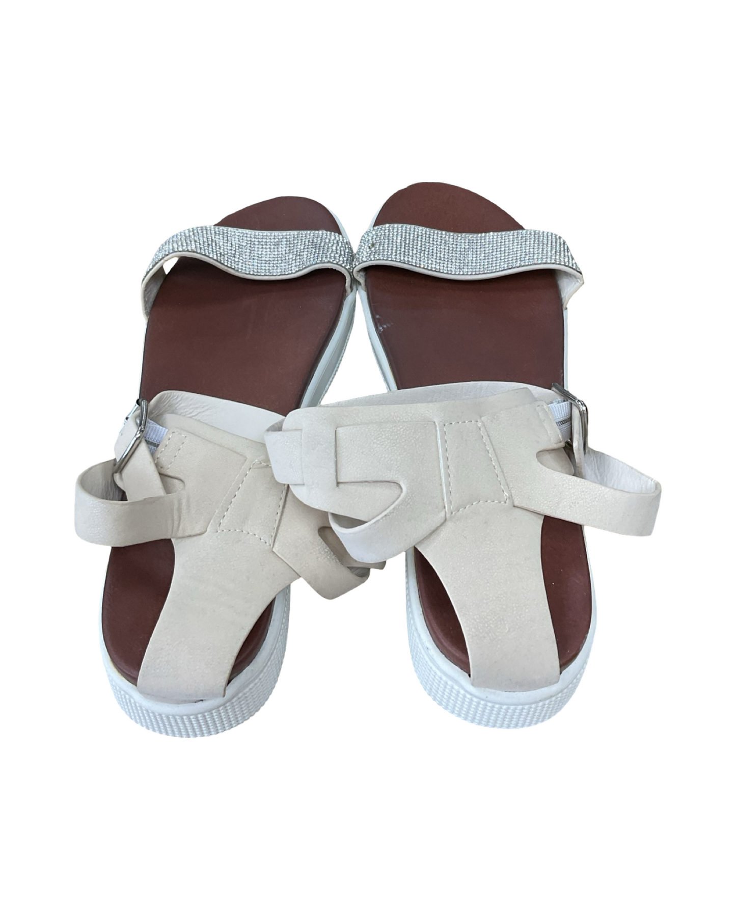 Sandals Flats By Maurices In Tan, Size:12