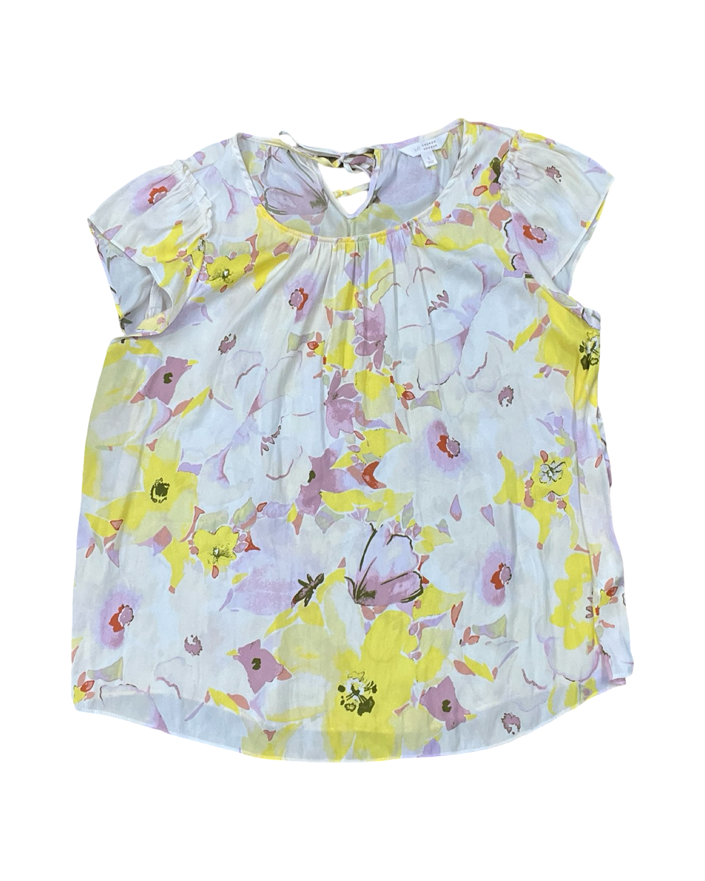 Top Ss By Lc Lauren Conrad In Yellow, Size:L