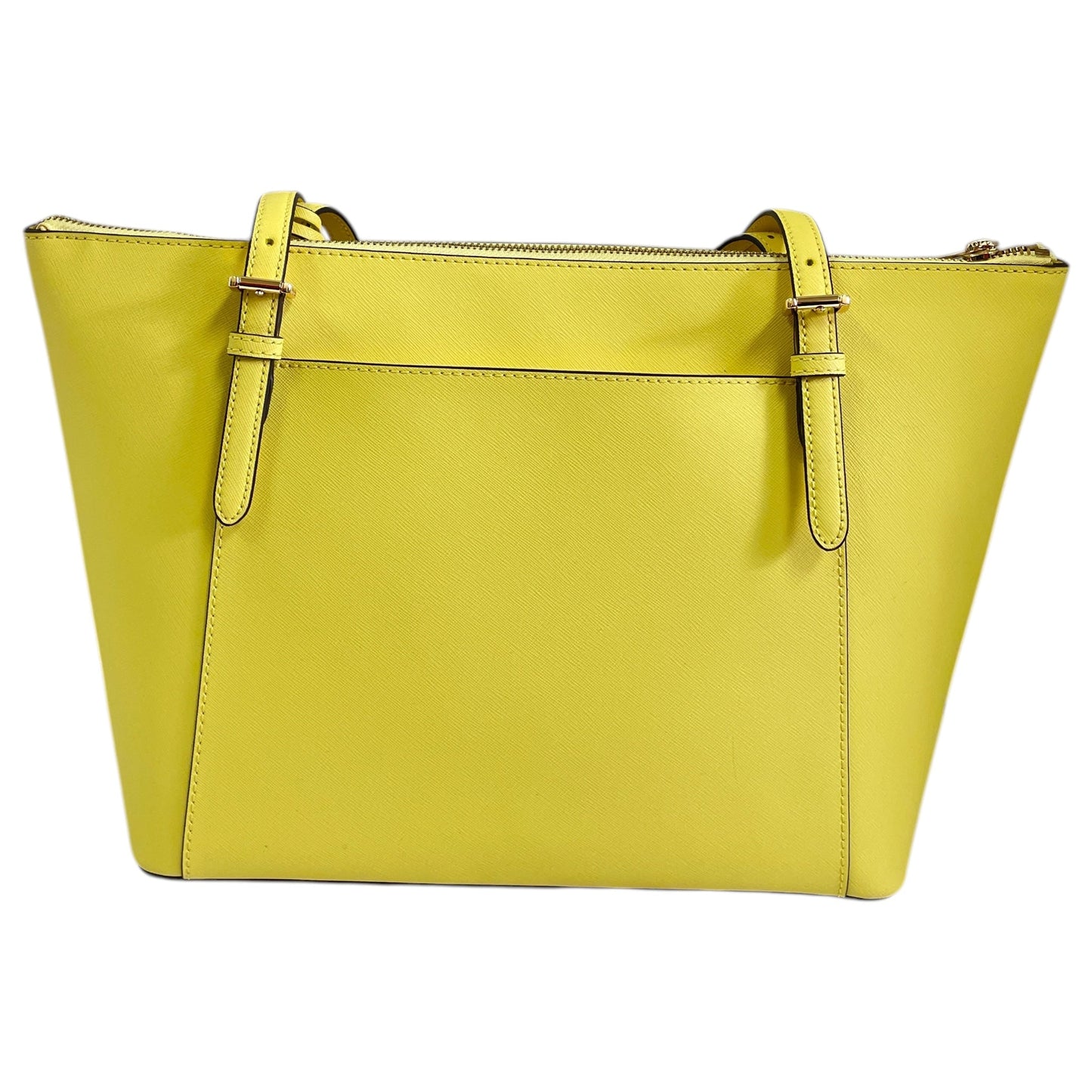 Handbag Designer By Michael Kors In Yellow, Size:Large