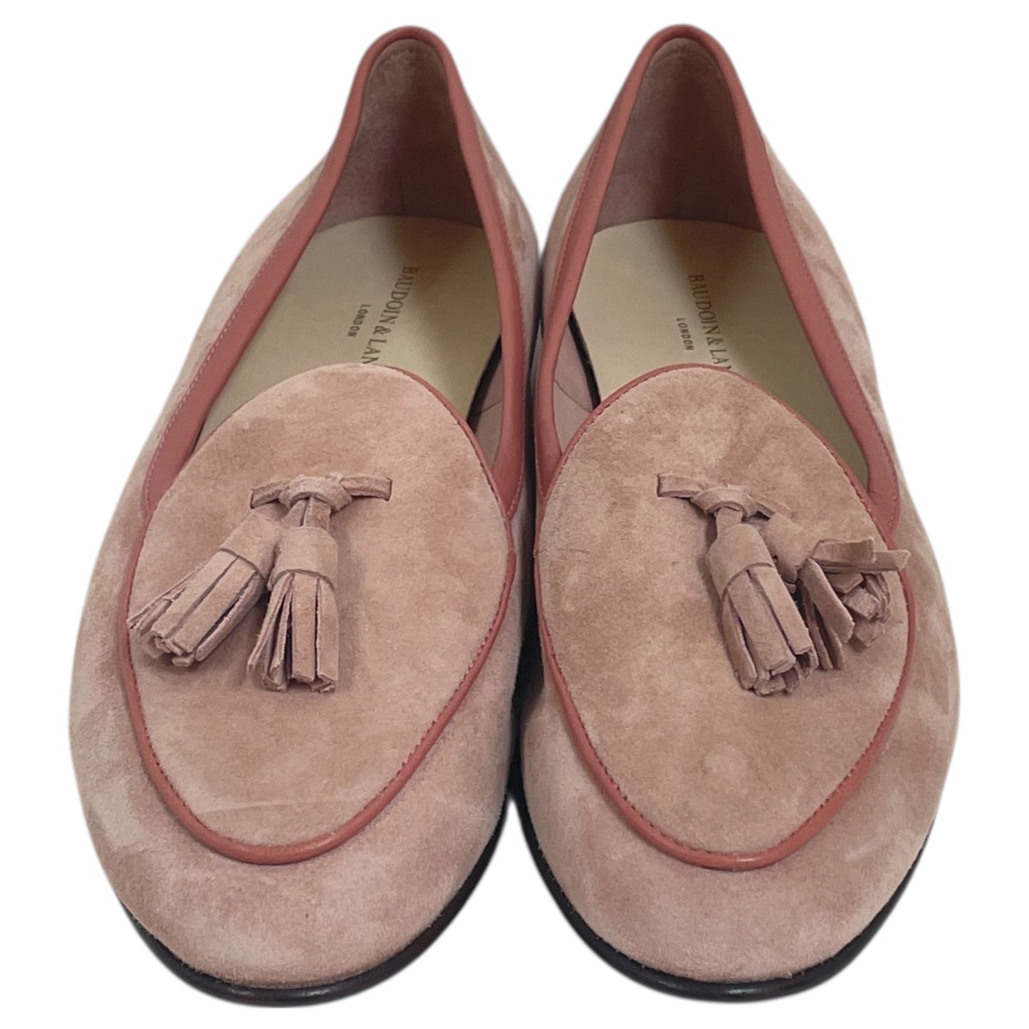 Shoes Flats By BAUDOIN & LANGE In Pink, Size:6.5