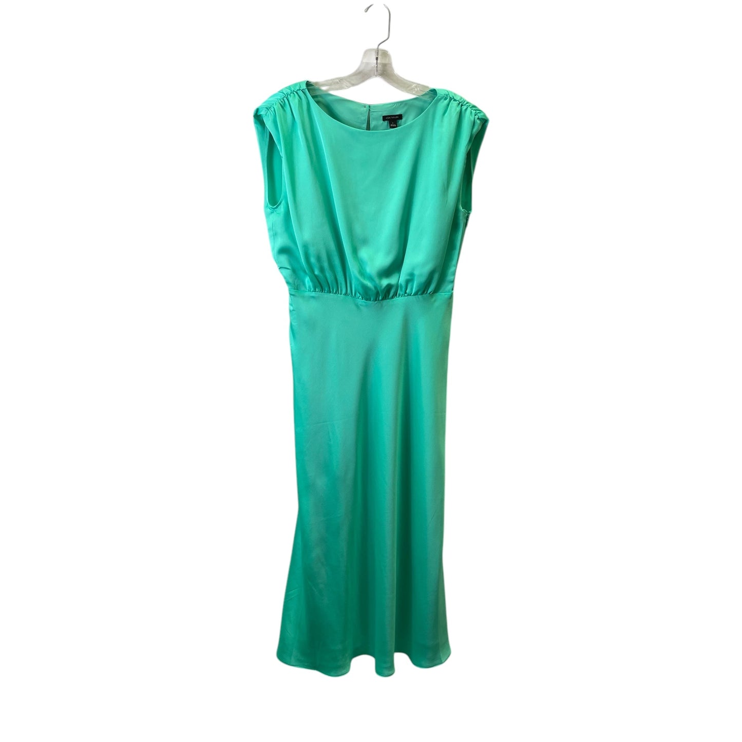 Dress Casual Maxi By Ann Taylor In Aqua, Size:S
