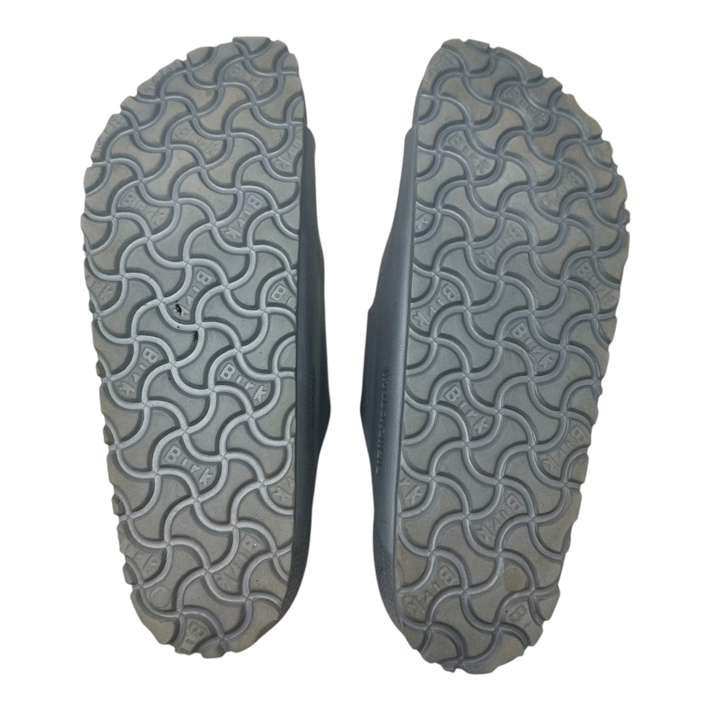 Arizona Essentials EVA Sandals By Birkenstock In Metallic Silver, Size: 6-6.5 (Eu 37)