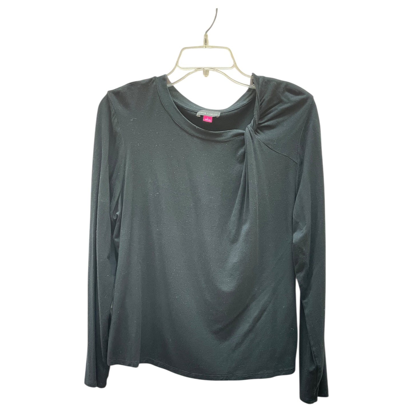Top Ls Basic By Vince Camuto In Black, Size:L