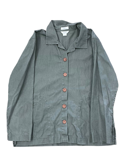 Top Ls By Christopher And Banks In Green, Size:M