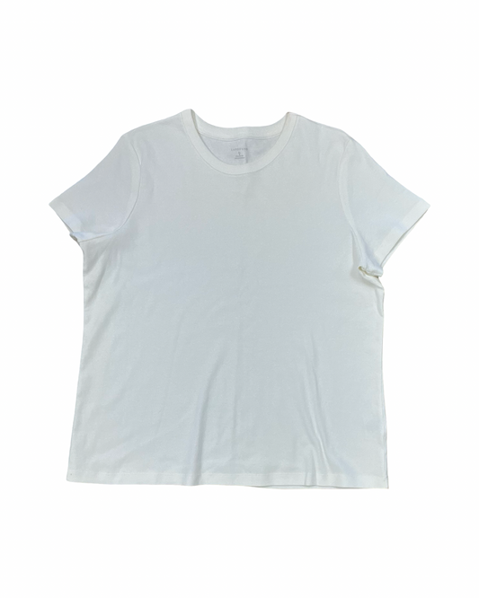 Top Ss By Lands End In White, Size:Xl