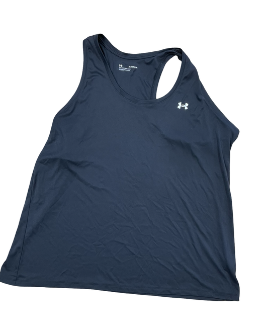Athletic Tank Top By Under Armour In Black, Size:3X